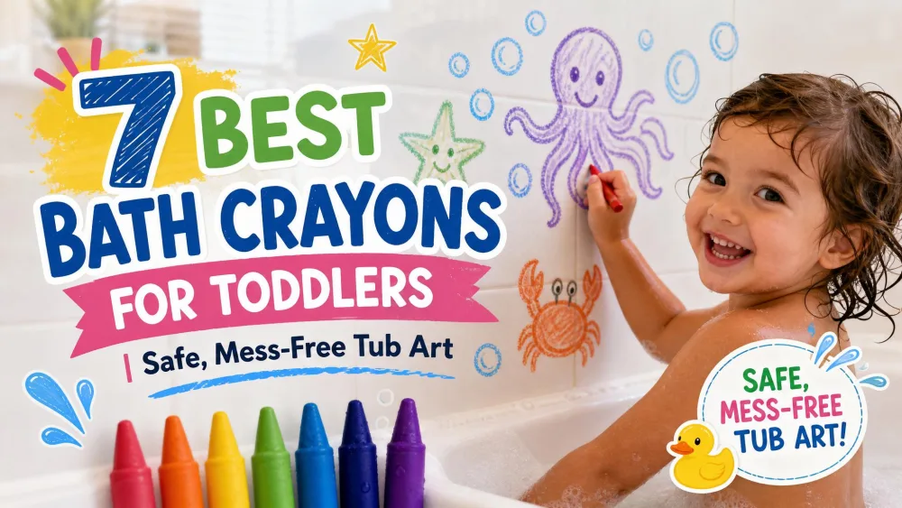 7 Best Bath Crayons for Toddlers | Safe, Mess-Free Tub Art