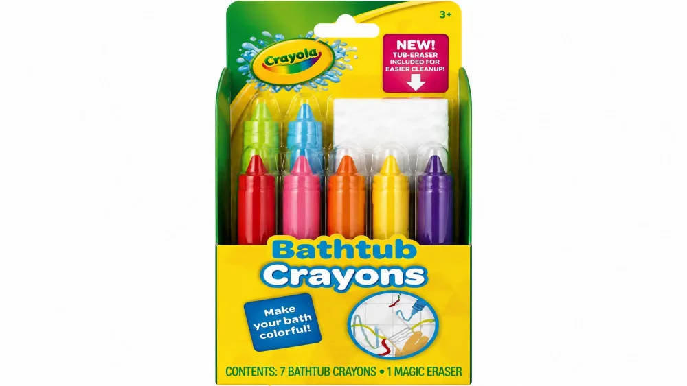 Crayola Bathtub Crayons 7-Pack with Magic Eraser
