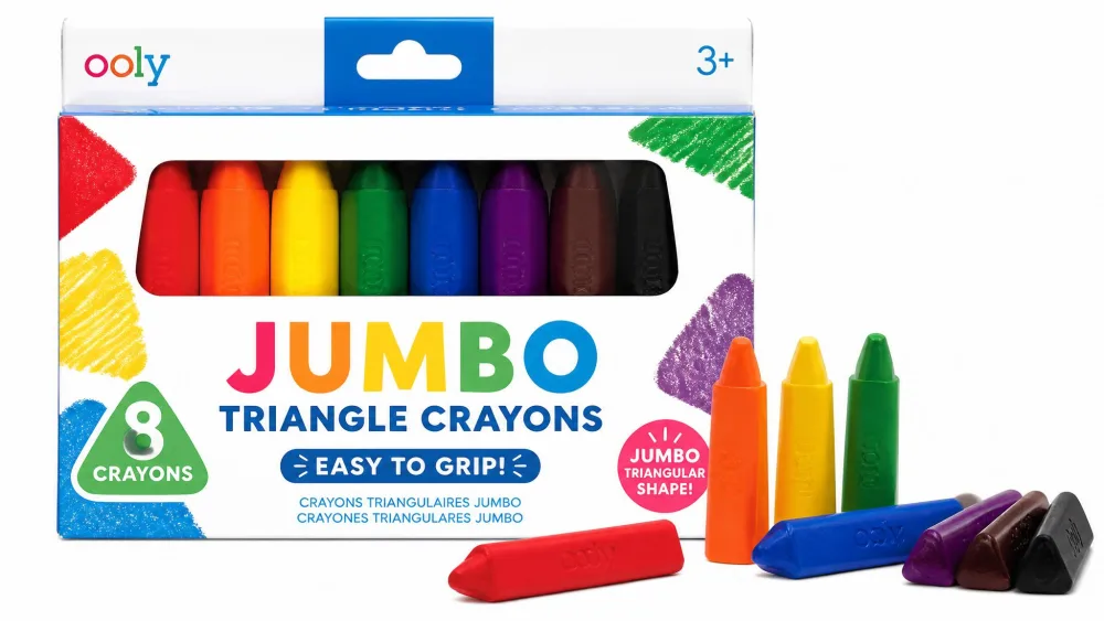 Ooly Jumbo Triangle Crayons