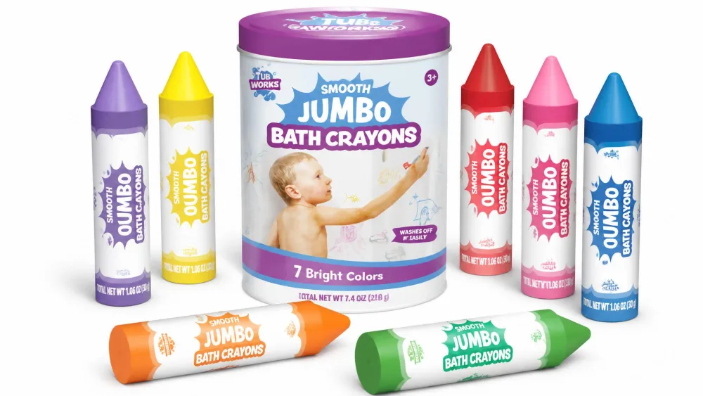 Tub Works Smooth Jumbo Bath Crayons
