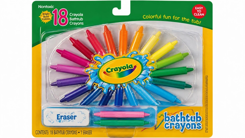 Crayola Bath Crayons Color Wheel (18 + eraser)