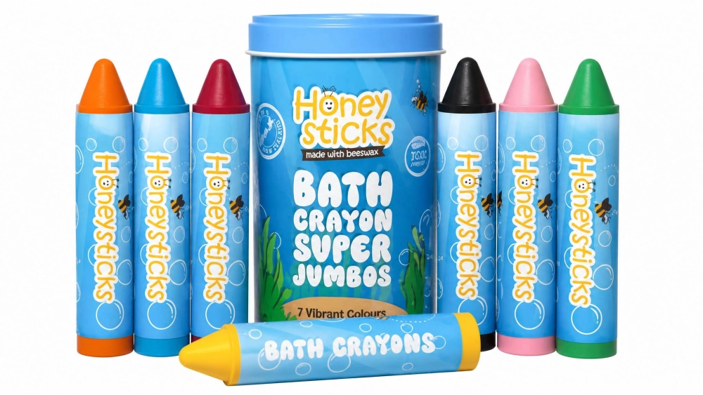 Honeysticks Super Jumbo Bath Crayons (7-pack)