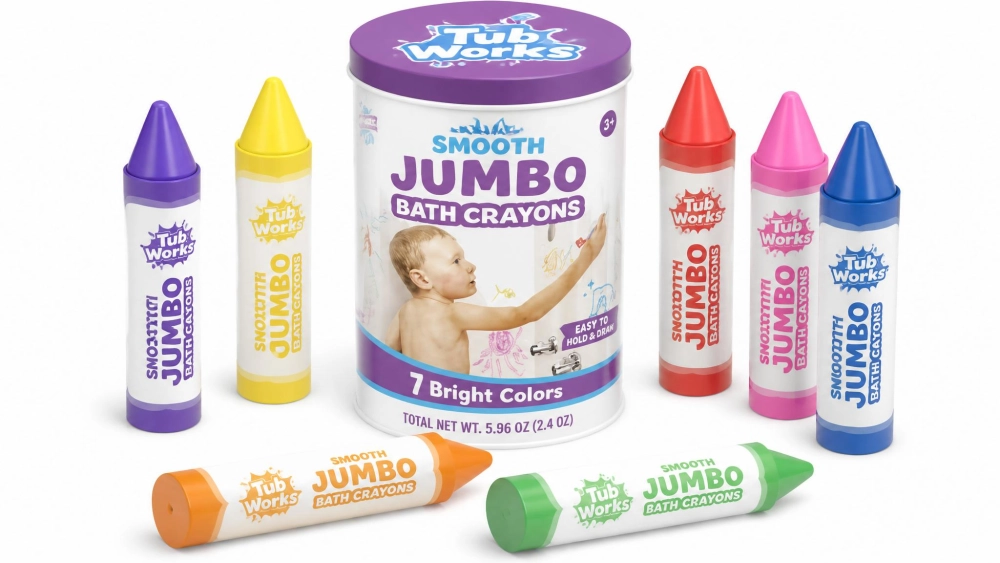 Tub Works Smooth Jumbo Bath Crayons