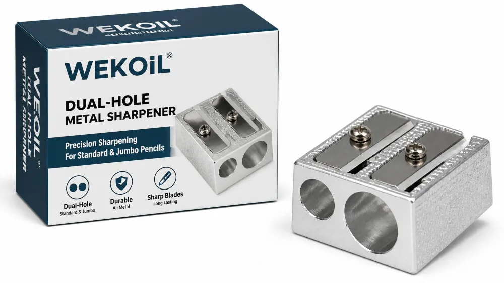WEKOIL Dual-Hole Metal Sharpener