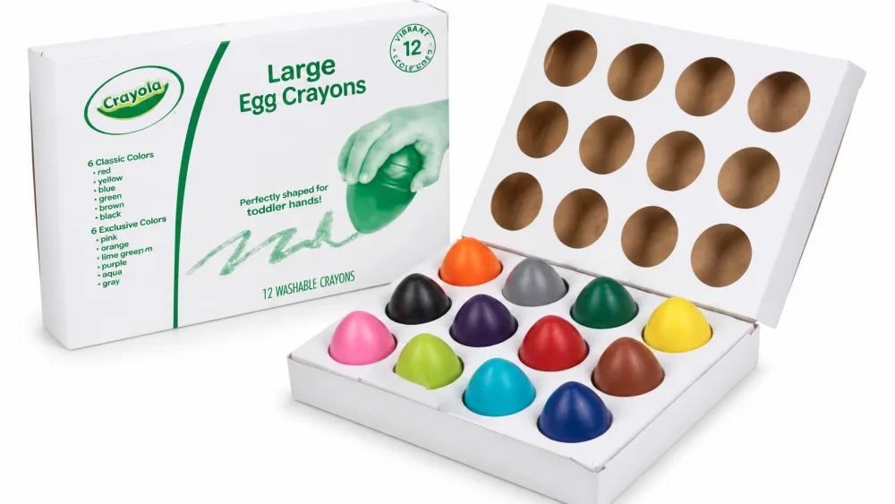 Crayola Large Egg Crayons (12 count)