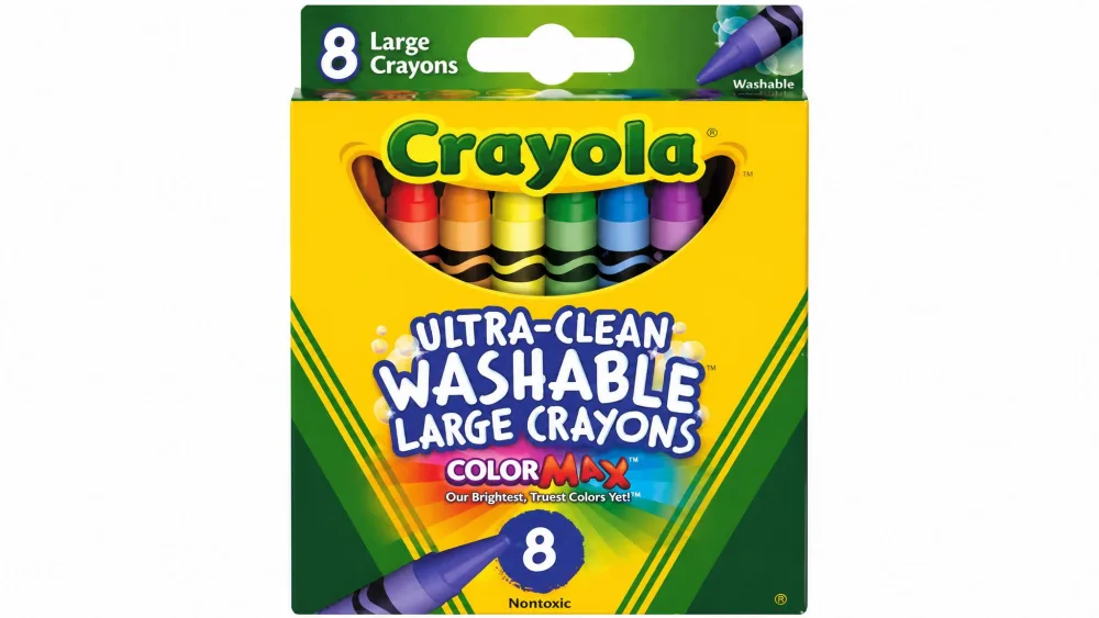 Crayola Ultra-Clean Washable Crayons, Large (8 count)