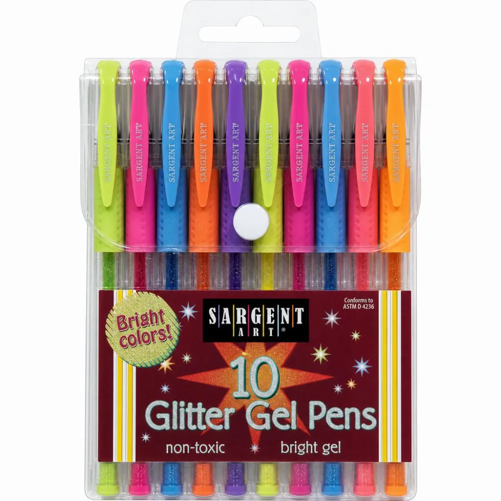 Sargent Art Glitter Gel Pens (10-pack)