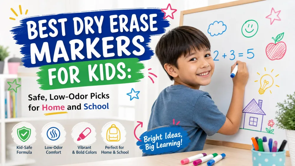 Best Dry Erase Markers for Kids: Safe, Low-Odor Picks for Home and School