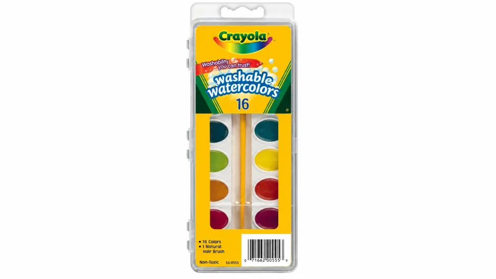 Crayola Watercolor Paint Set, 16 Count