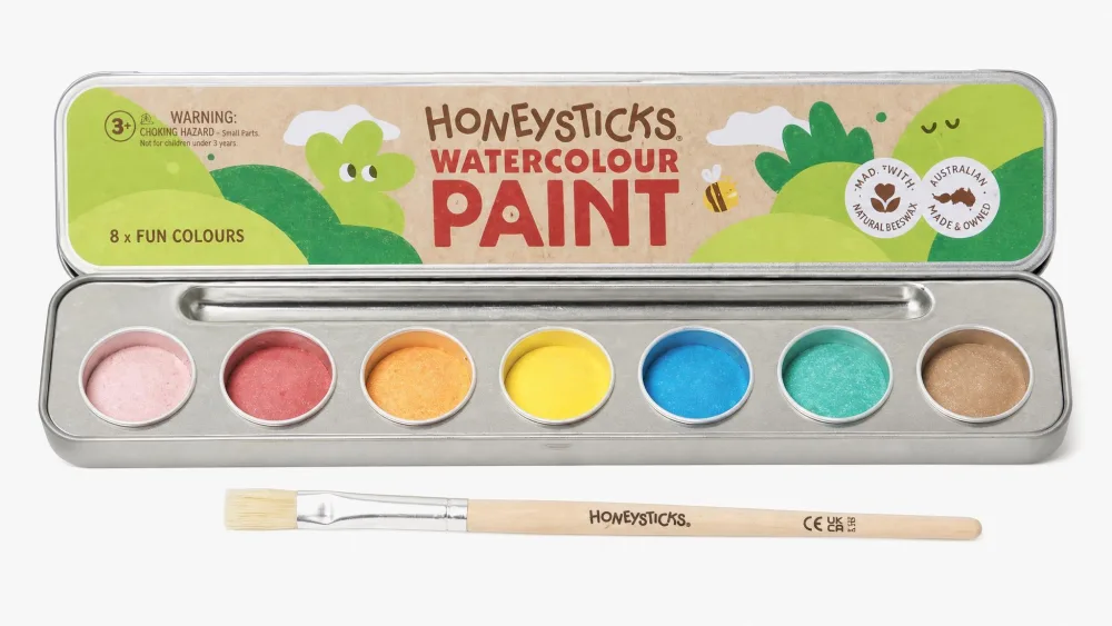Honeysticks Watercolor Paints, 8 Colors