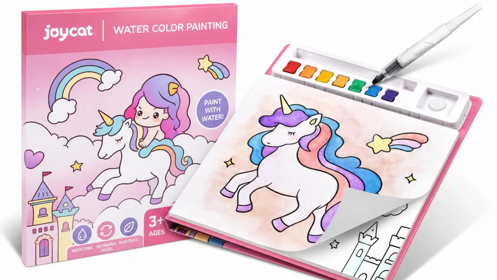 JoyCat Paint with Water Coloring Books