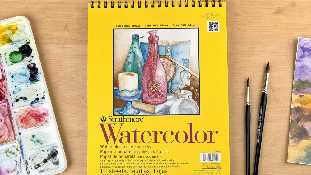 Strathmore 300 Series Watercolor Pad — hands-on photo