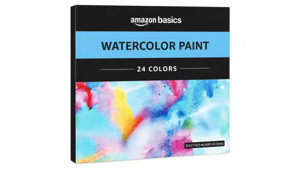 Amazon Basics Watercolor Paint Set