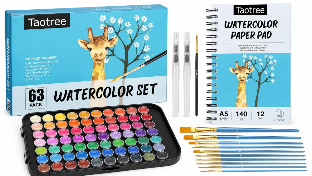 Taotree Watercolor Paint Set