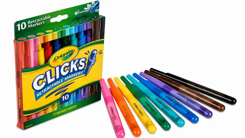 Crayola Clicks Retractable Markers (10-count)