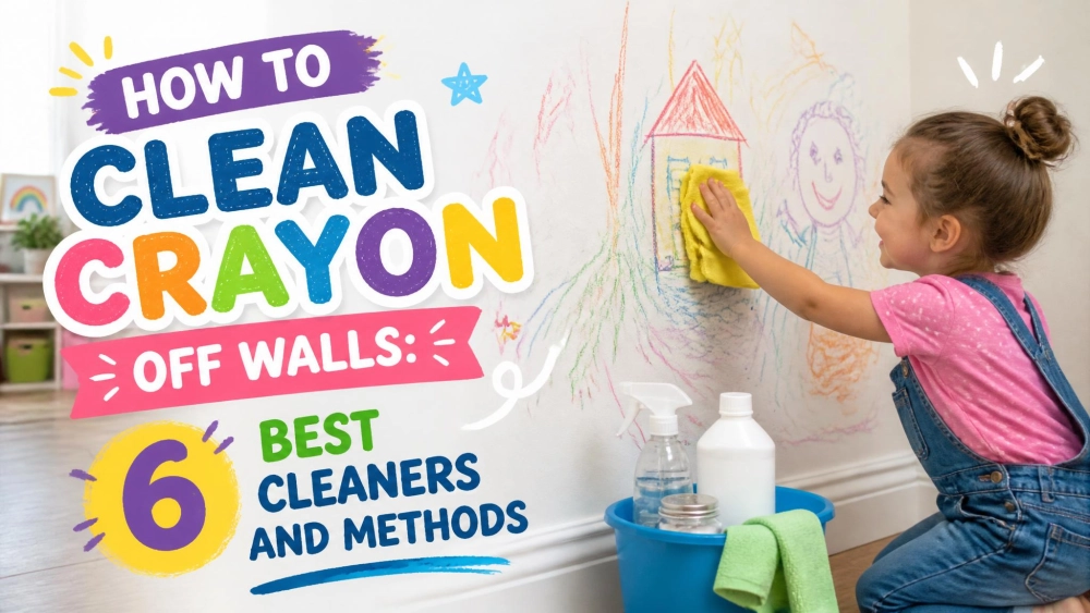How to Clean Crayon Off Walls: 6 Best Cleaners and Methods