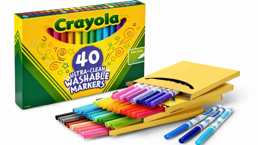 Crayola Ultra Clean Washable Markers, 40ct