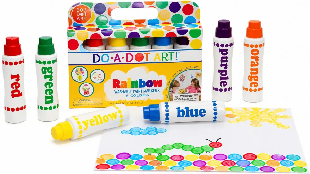 Do A Dot Art! Washable Paint Markers, 6-pack
