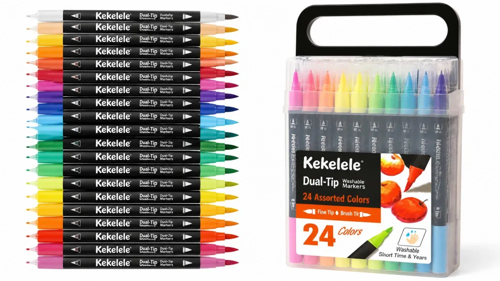 Kekelele Dual-Tip Washable Markers
