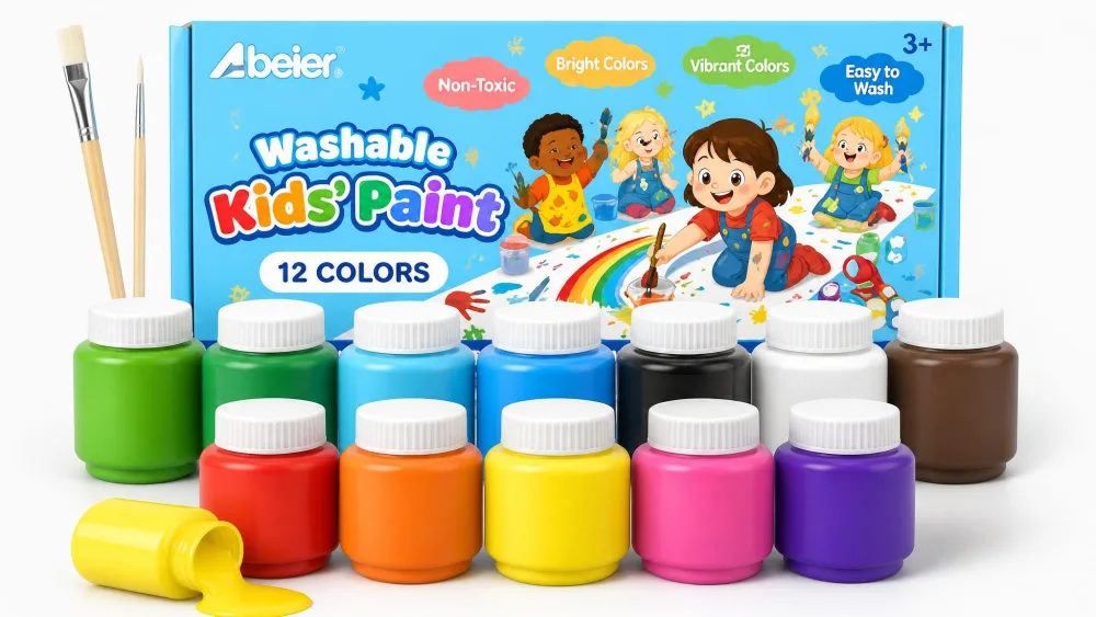 ABEIER Washable Finger Paint