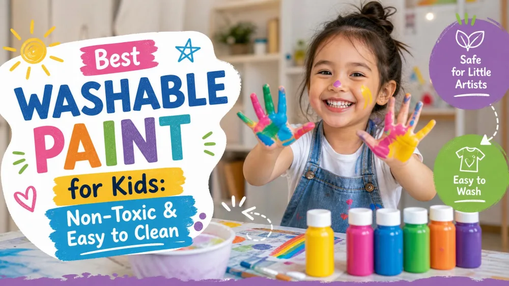 Best Washable Paint for Kids: Non-Toxic & Easy to Clean