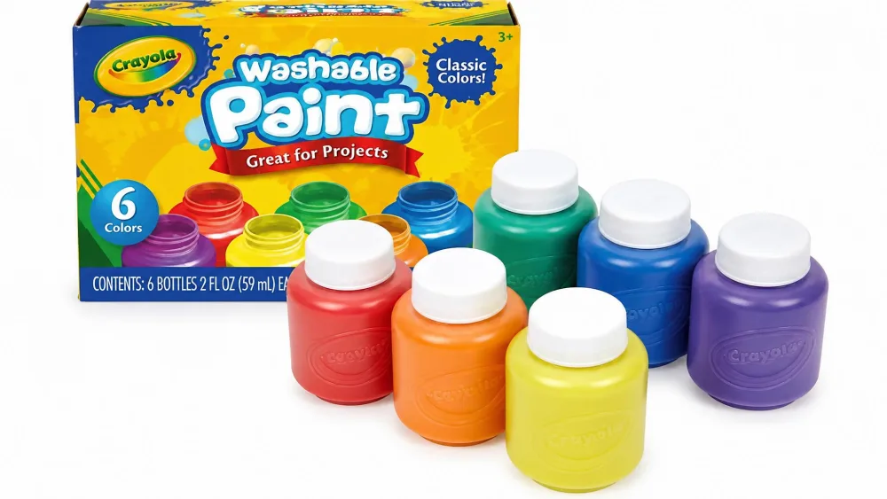 Crayola Washable Kids Paint, 6 ct