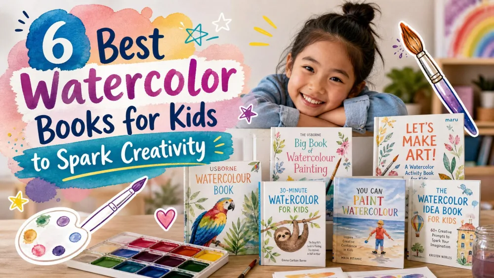 6 Best Watercolor Books for Kids to Spark Creativity