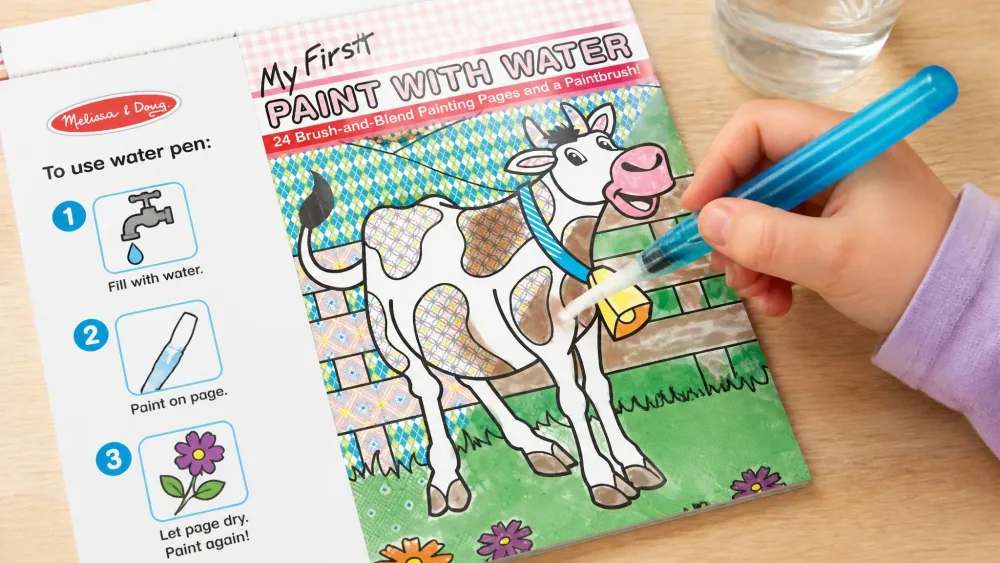 Melissa & Doug My First Paint with Water – Animals — hands-on photo