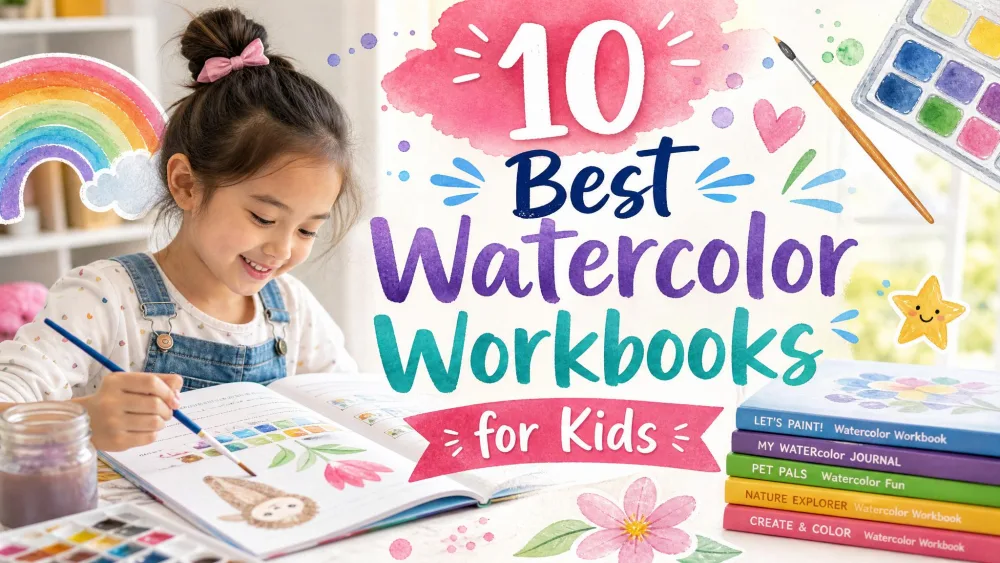 10 Best Watercolor Workbooks for Kids