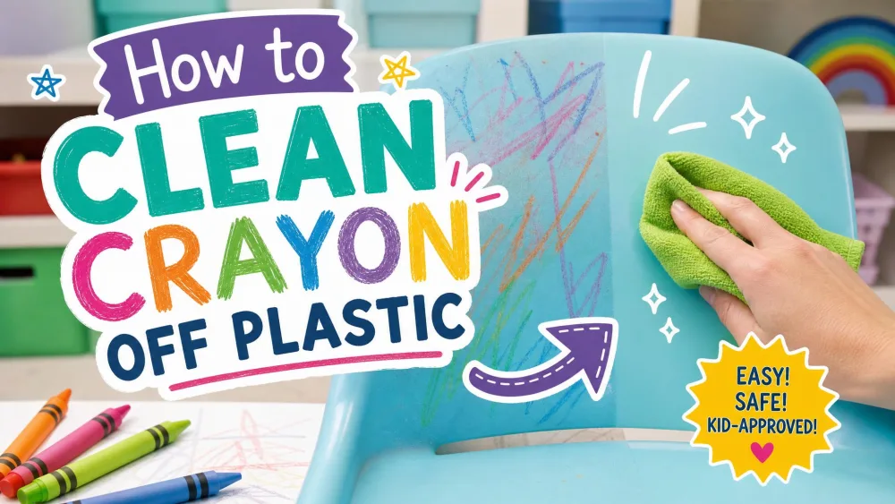 How to Clean Crayon Off Plastic