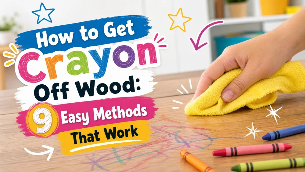 How to Get Crayon Off Wood: 9 Easy Methods That Work