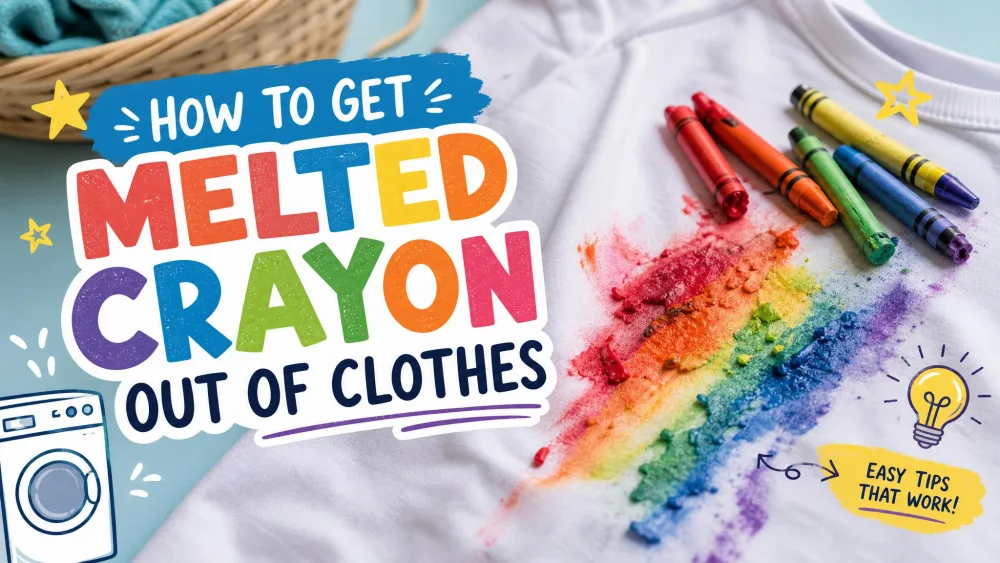 How to Get Melted Crayon Out of Clothes