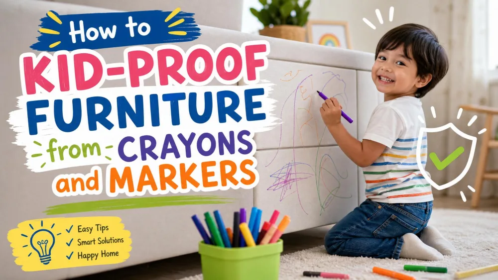 How to Kid-Proof Furniture from Crayons and Markers