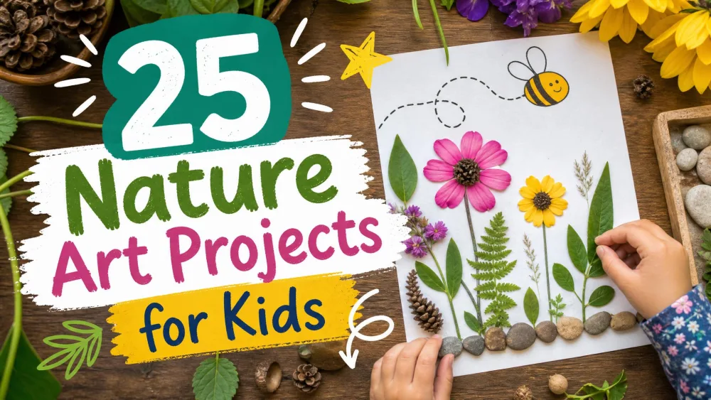 25 Nature Art Projects for Kids