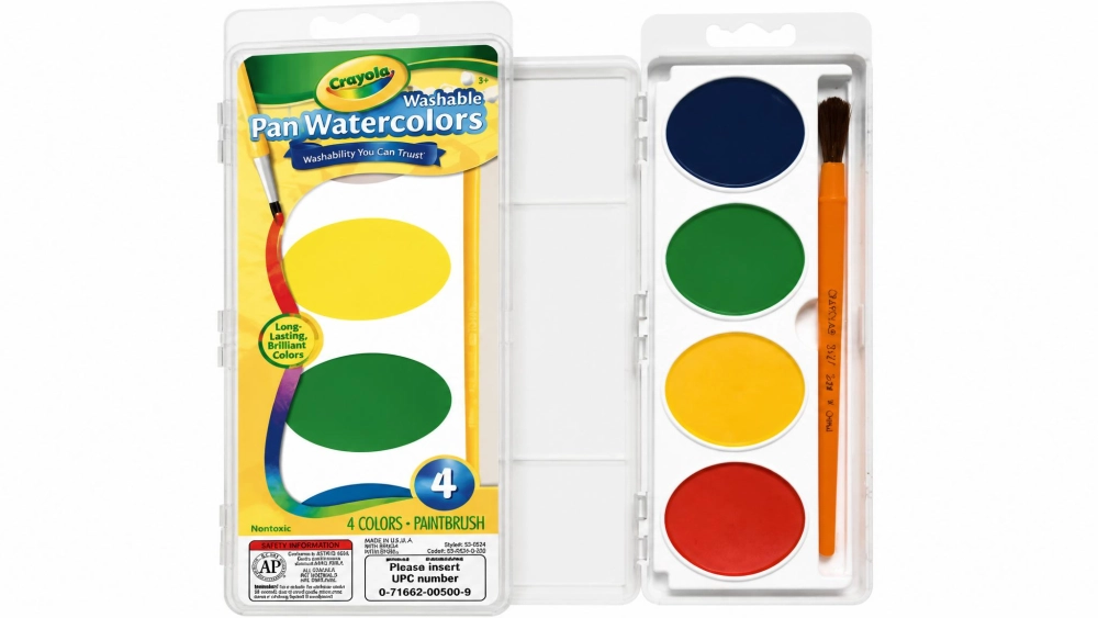 Washable Pan Watercolor Starter Set