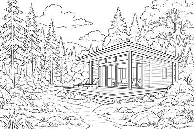 Houses Coloring Pages