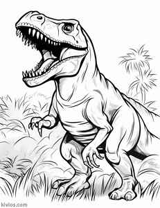T-Rex Coloring Page #1009724032