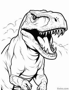 T-Rex Coloring Page #103059163