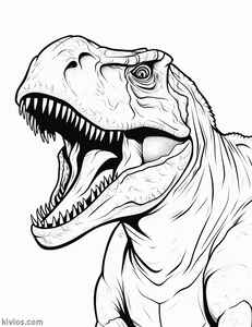 T-Rex Coloring Page #112423323