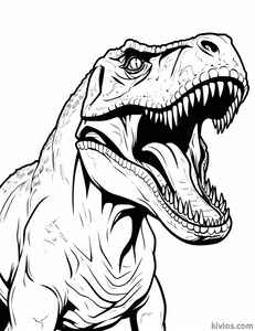 T-Rex Coloring Page #1141332666