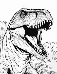 T-Rex Coloring Page #122855163