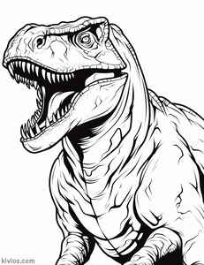 T-Rex Coloring Page #1257929154