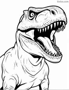 T-Rex Coloring Page #13934114