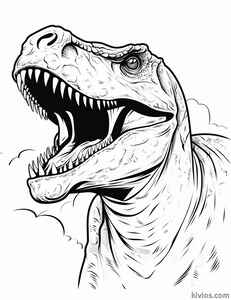 T-Rex Coloring Page #146413740