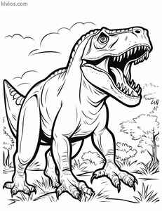 T-Rex Coloring Page #15311792