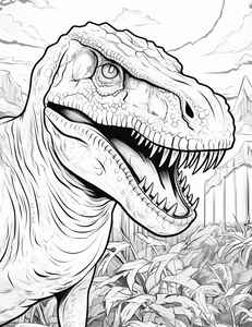 T-Rex Coloring Page #16266288