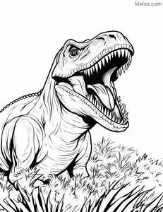 T-Rex Coloring Page #1757127018