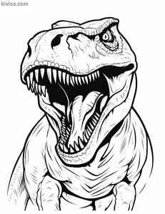 T-Rex Coloring Page #1918516246