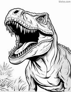 T-Rex Coloring Page #2063922424