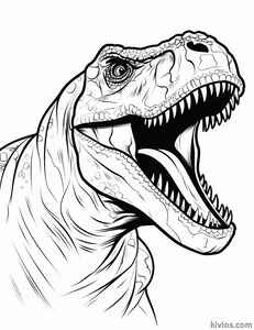 T-Rex Coloring Page #219028442